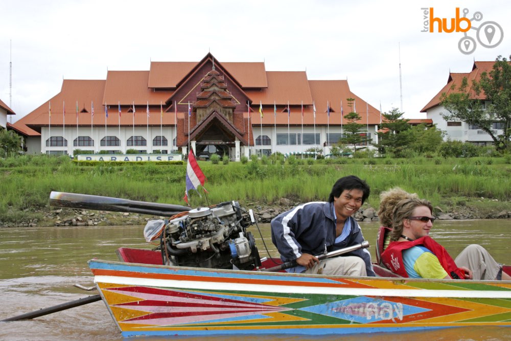 Take the option of a boat ride on the Mekong River!