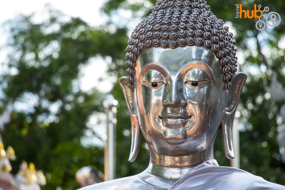 Even some of the Buddha images at Wat Sri Suphan are made from silver!