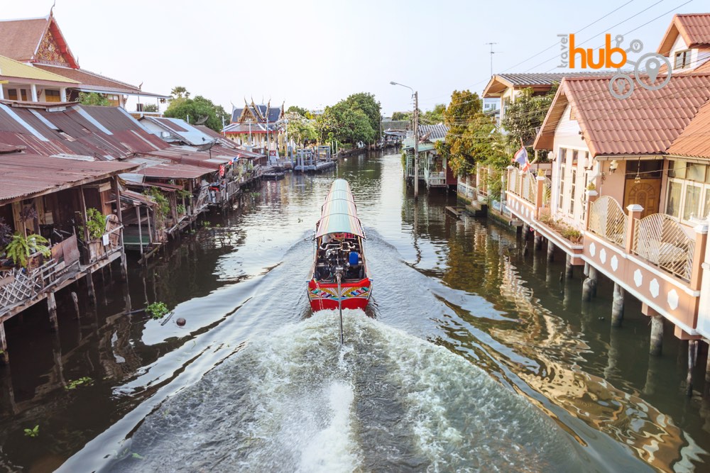 On the way to the markets from the boat pier on the Chao Phraya River