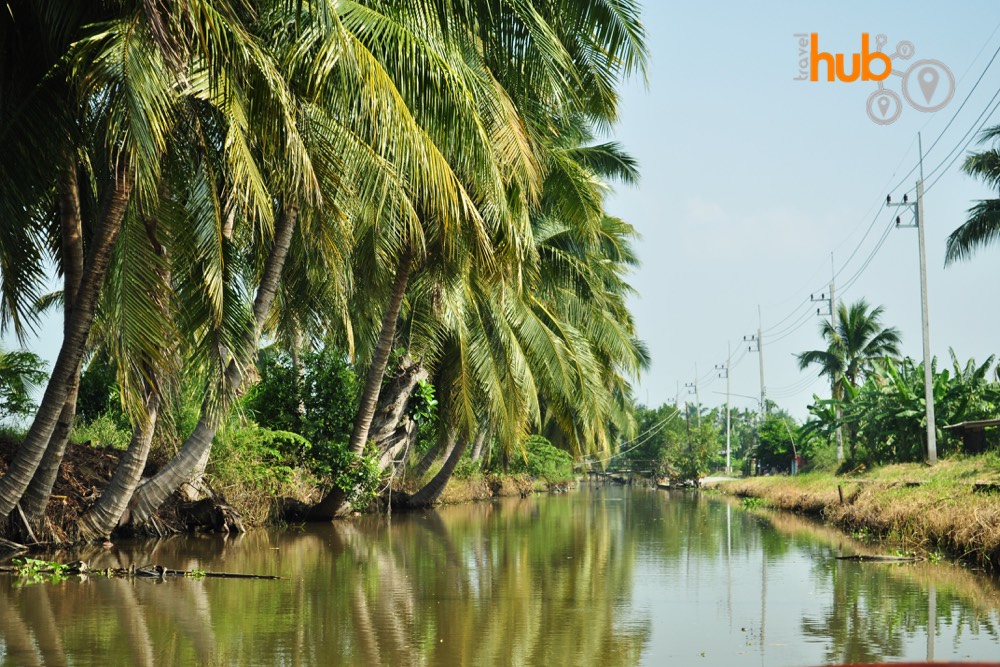 One of the small tributary canals 